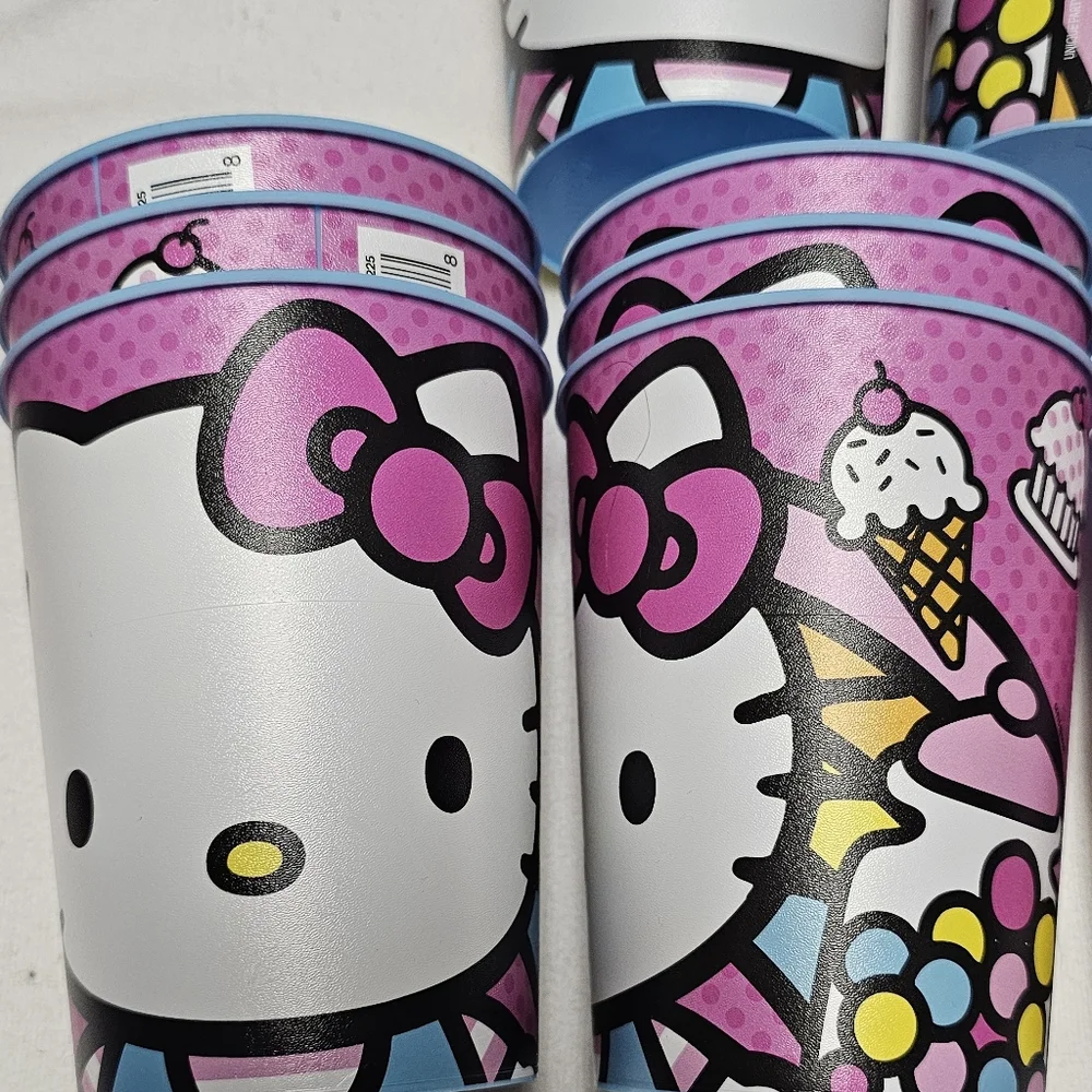 Hello Kitty Party Cups Plastic 16oz Birthday Holiday Kids Party Supplies